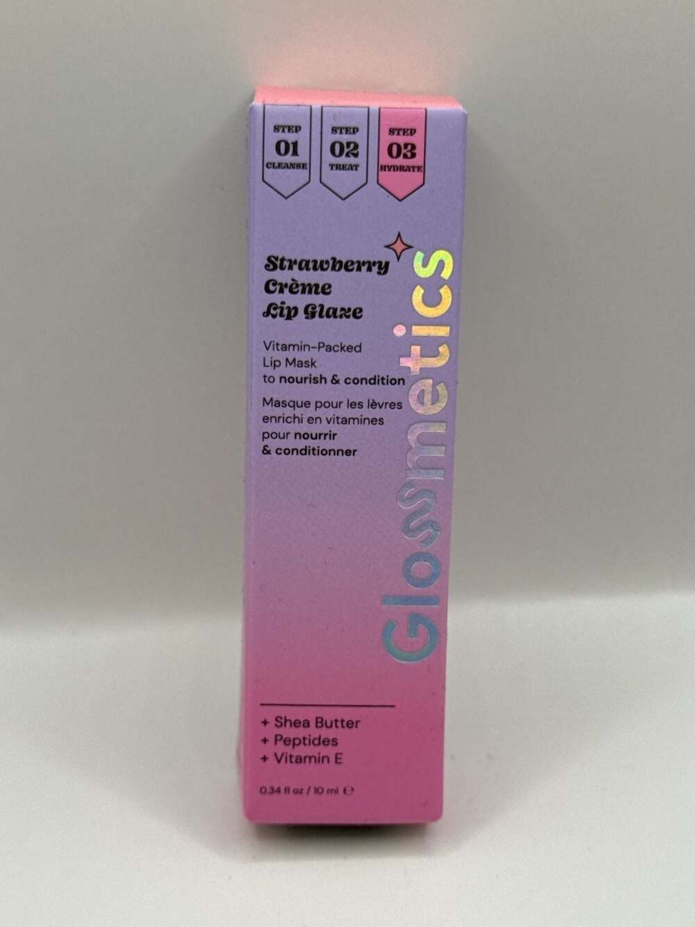 Glossmetics Strawberry Crème Lip Glaze Vitamin-Packed Lip Mask
